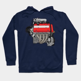 h22 engine Hoodie